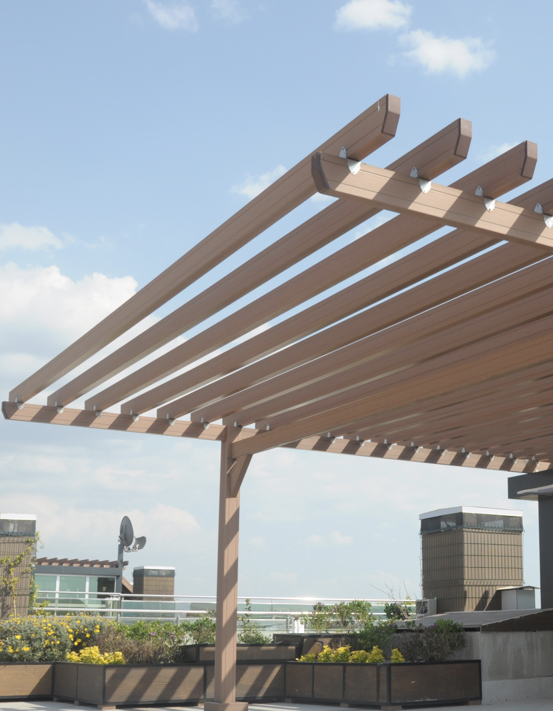 Waarom kiezen voor een houtcomposiet pergola van TwinDeck? Waarom kiezen voor een houtcomposiet pergola van TwinDeck?